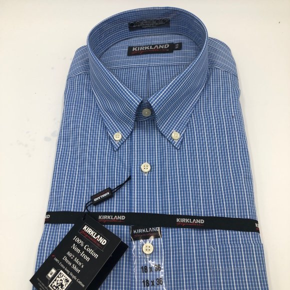 Kirkland Signature Shirts Nwt Mens Dress Shirt 8x36 Poshmark
